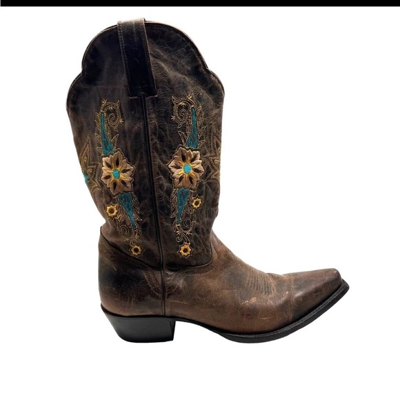 J.B. Dillion cowgirl boots sz 7.5B - Picture 4 of 10